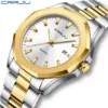 Crrju 5004CH For Men – Silver Gold White - Image 2