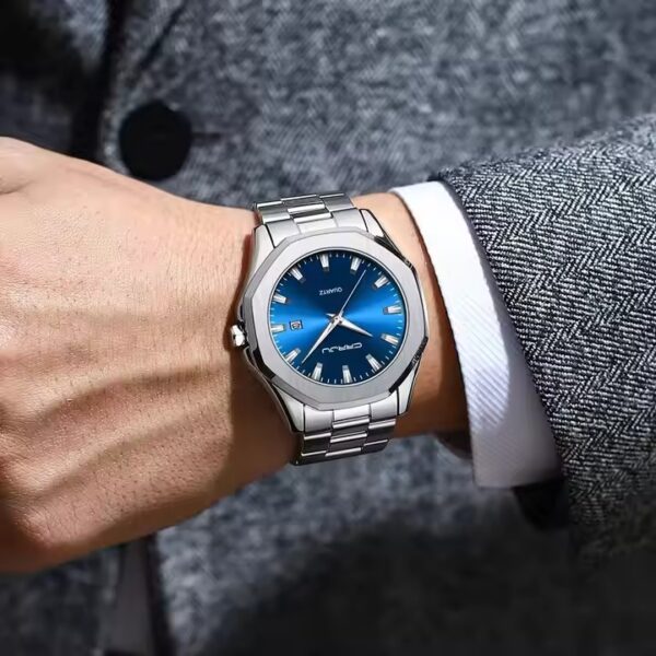 Crrju 5004CH For Men – Silver Blue - Image 3