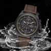 Naviforce 8075 For Men - Dark Brown Black - Image 3